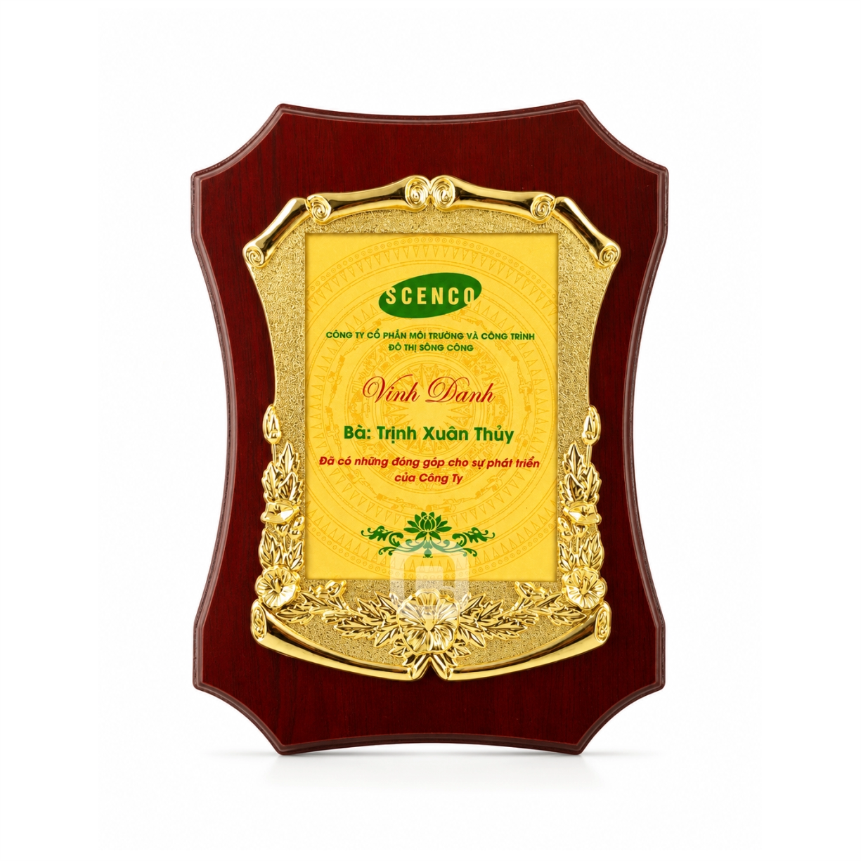 Biểu trưng lưu niệm cao cấp - 0726BT