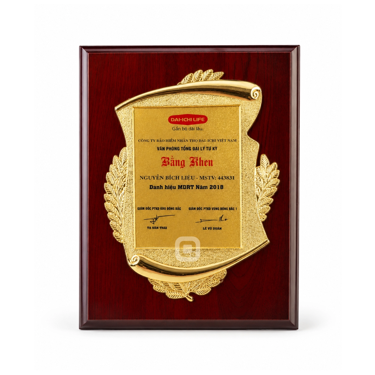 Biểu trưng lưu niệm cao cấp - 0826BT