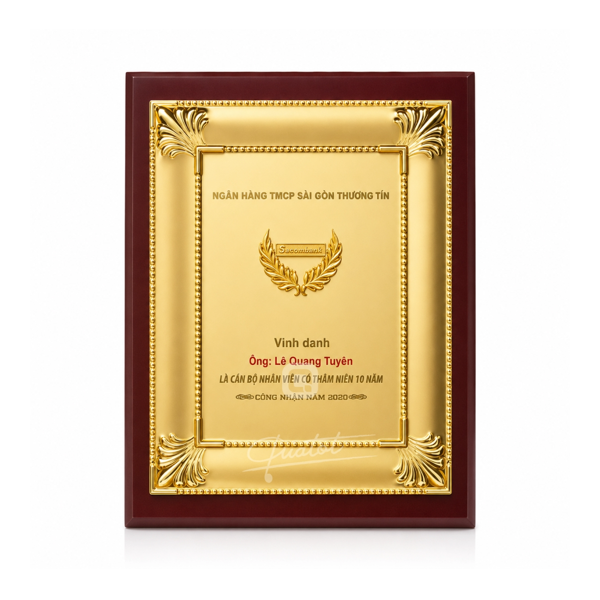 Biểu trưng lưu niệm cao cấp - 06326BT