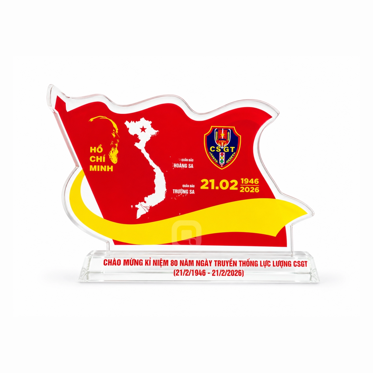 Biểu trưng pha lê cao cấp - 0126BTP