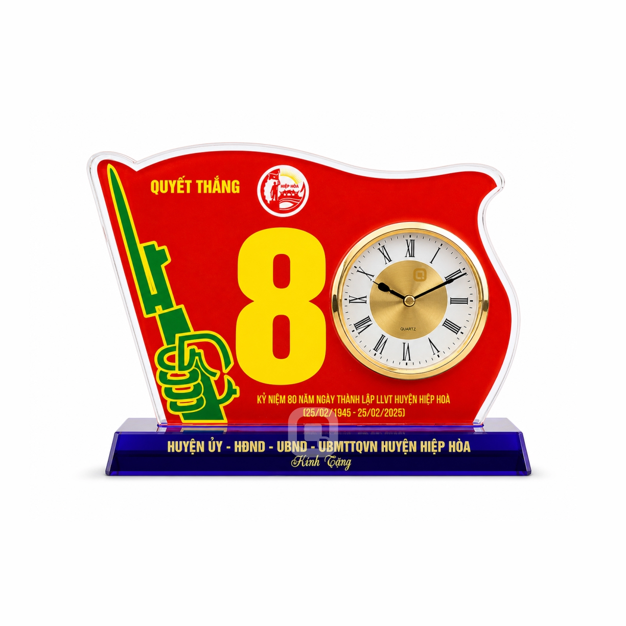 Biểu trưng pha lê cao cấp - 0426BTP